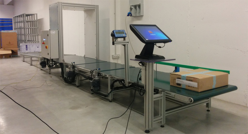 Nastro trasportatore motorizzato RFID UHF Nastro trasportatore motorizzato RFID UHF